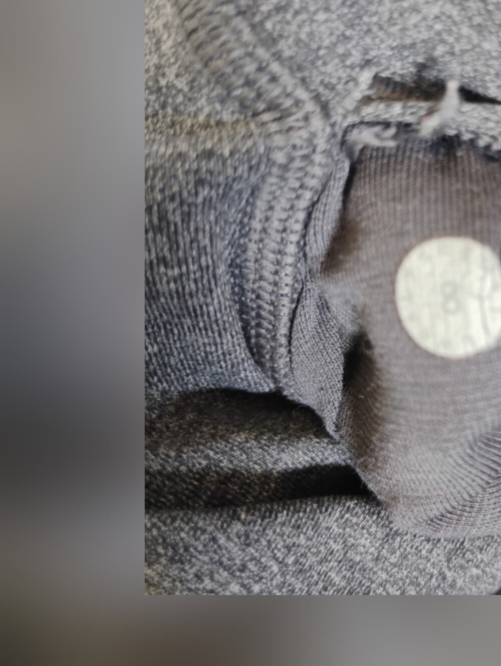 Lululemon Energy Bra In Heathered Slate Gray Size 8 + Matching Capris Size 8 - Picture 7 of 9